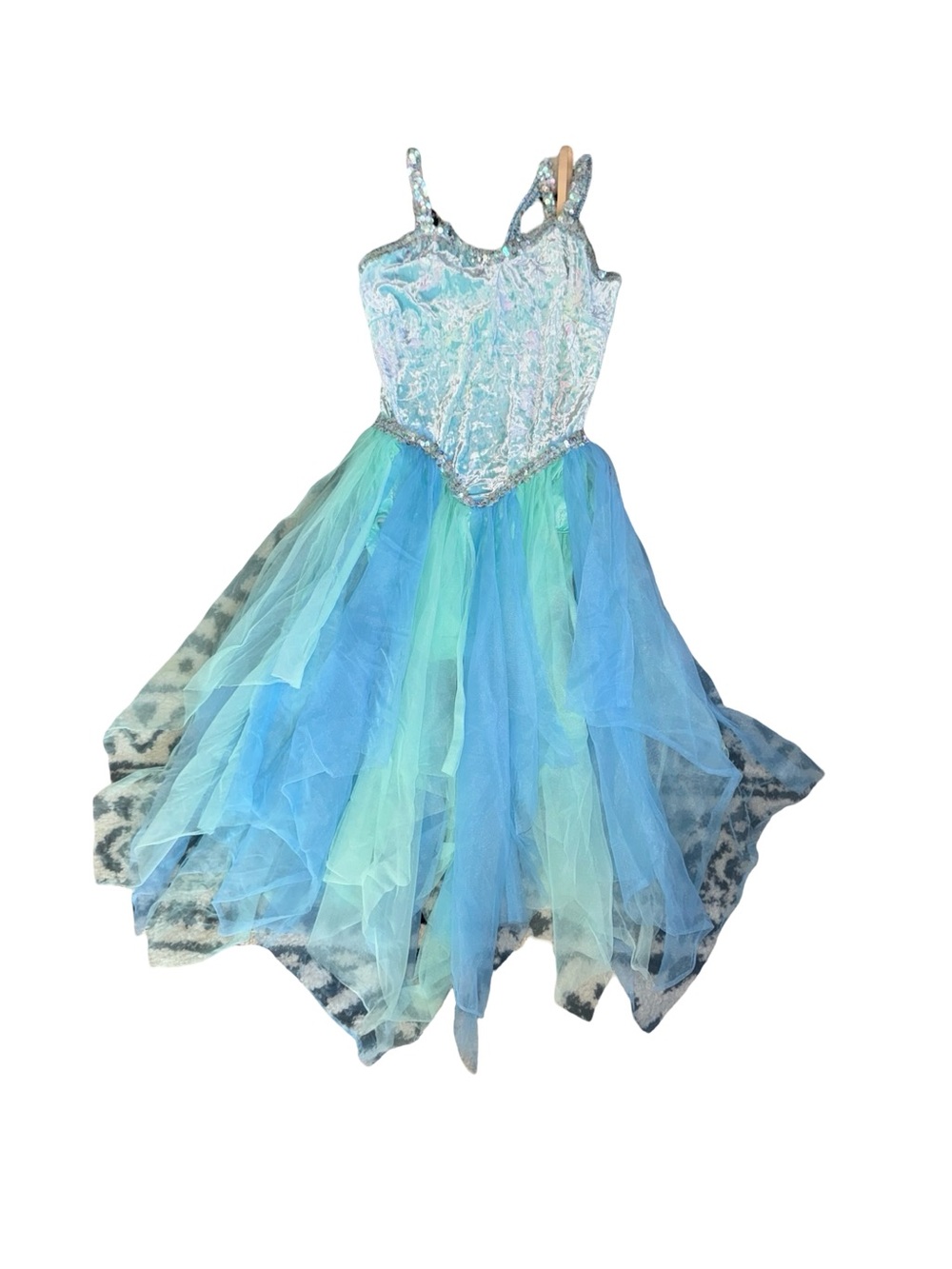 VTG‎ Ballet core dance dress size adult median made in USA
